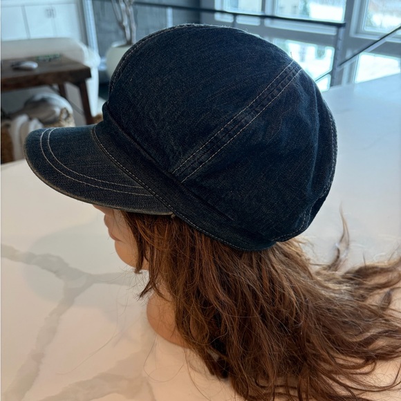 Denim Newsboy Cap - Picture 2 of 6